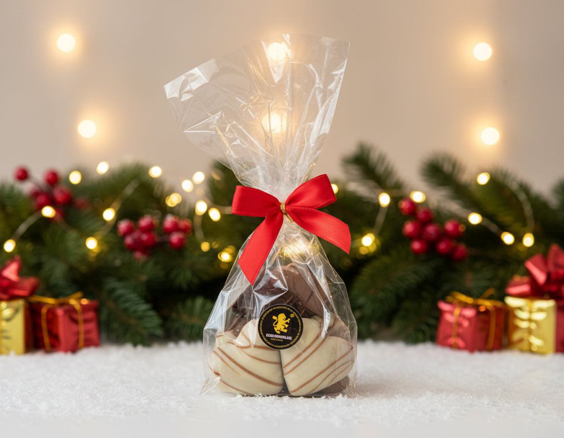 Lebkuchen Gebäck handgefertigt, im Klarsichtbeutel