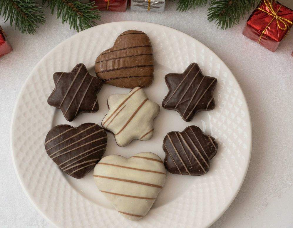 Lebkuchen Gebäck handgefertigt, im Klarsichtbeutel