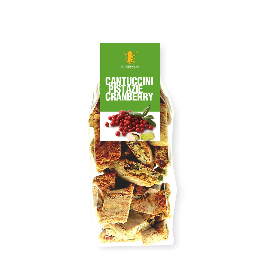 Cantuccini – Pistazie, Cranberry – Hessen Schokolade Cantuccini – Pistazie, Cranberry – Hessen Schokolade