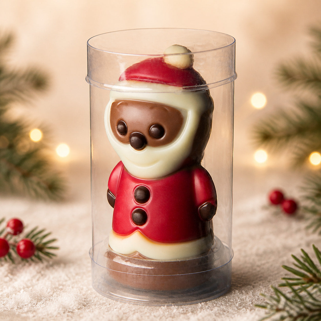 Mini Weihnachtsmann 10 g, kleinste Schokoladenfigur von Hessen Schokolade