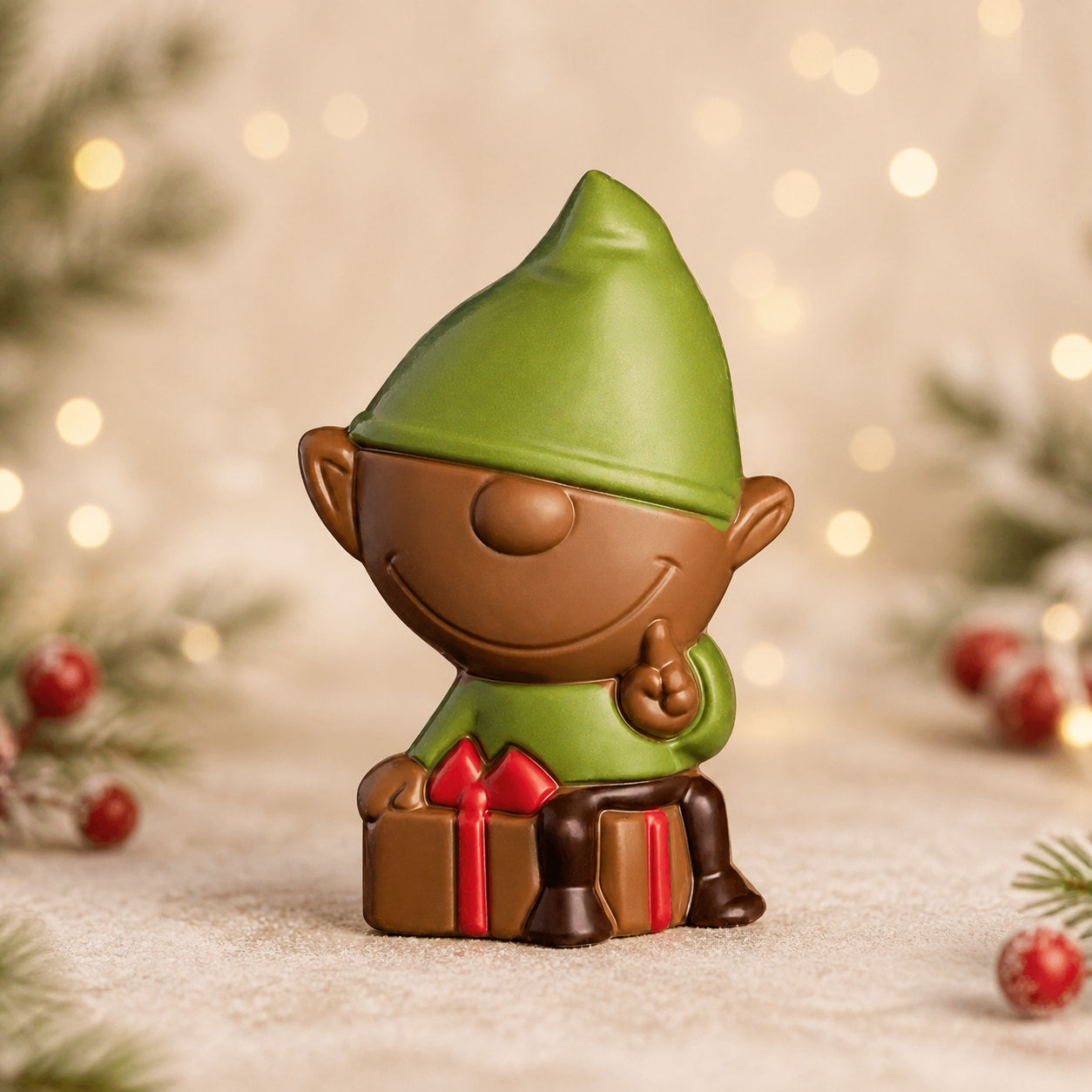 Weihnachtswichtel, Schokoladenfigur 50 g von Hessen Schokolade