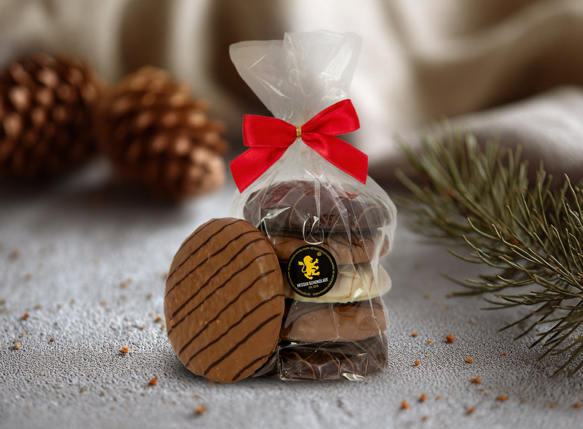 Lebkuchen 3er handgefertigt, im Klarsichtbeutel