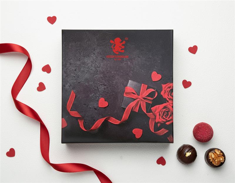 Pralinen Mischung 9er Geschenk, Valentinstag