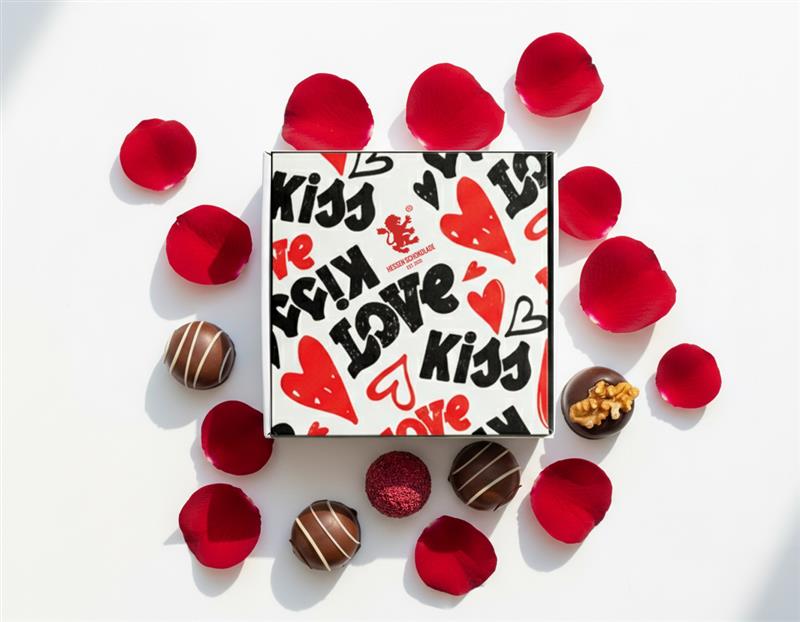 Pralinen Mischung 9er KISS, Valentinstag