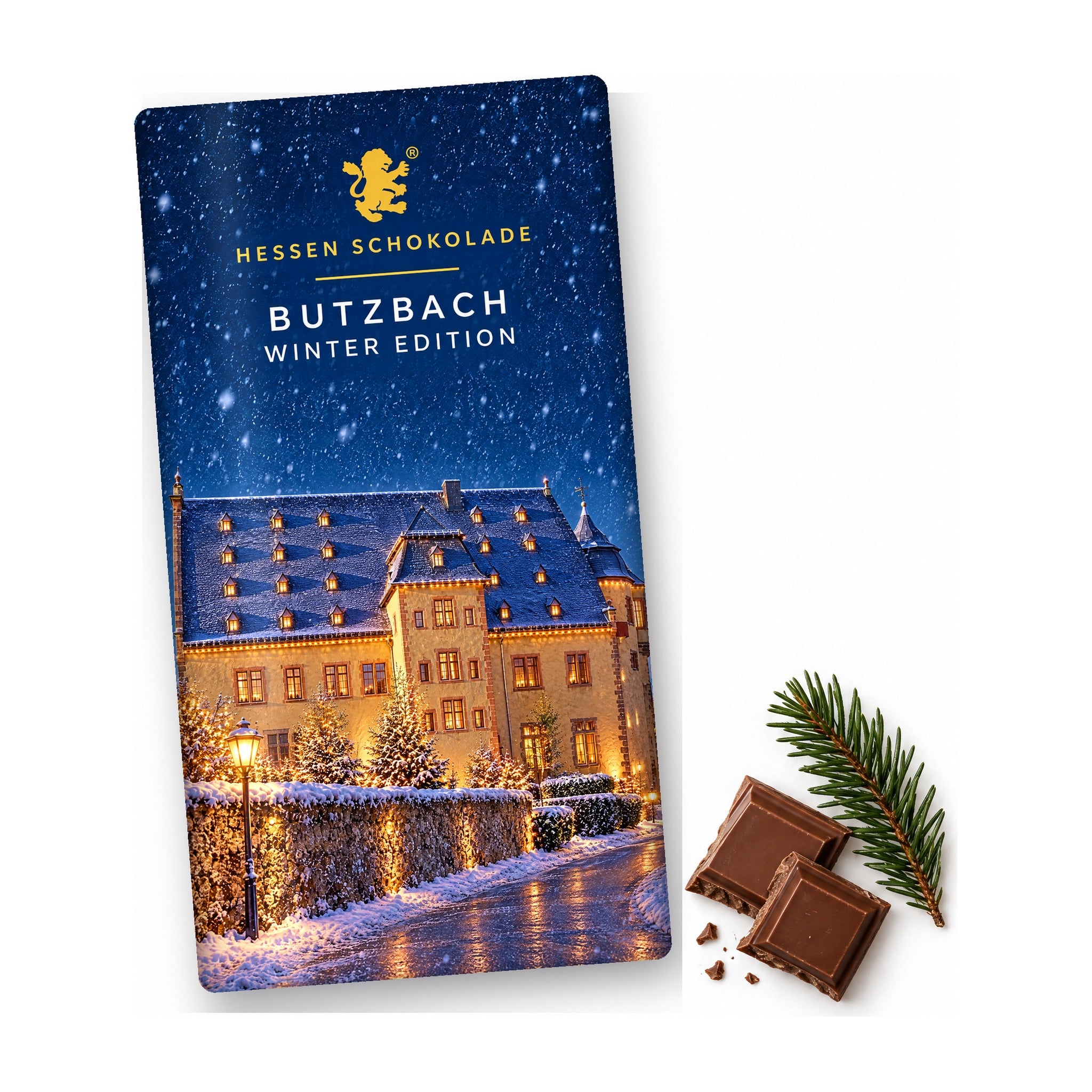 Butzbach Winter Edition Vollmilch Tafel – Solmser Schloss