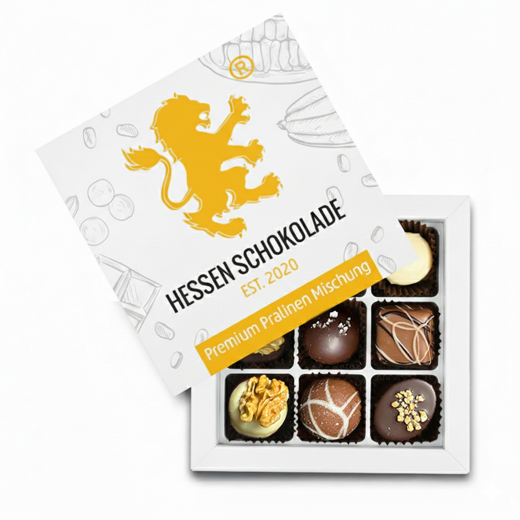 Hessen Schokolade® Premium Pralinen Mischung 9er - weiß