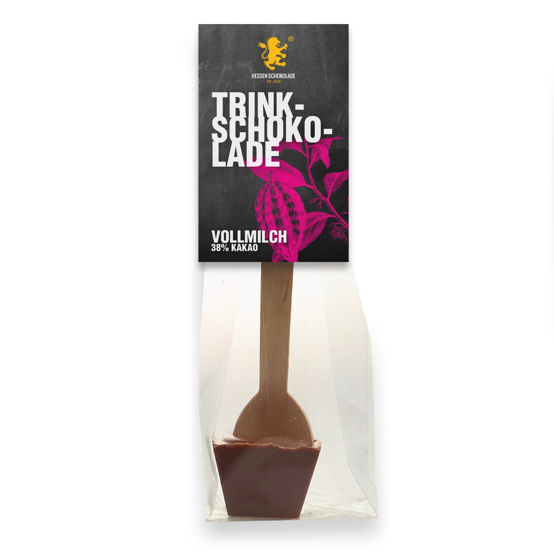 Vollmilchschokolade 38% Cacao – Trinkschokolade am Löffel