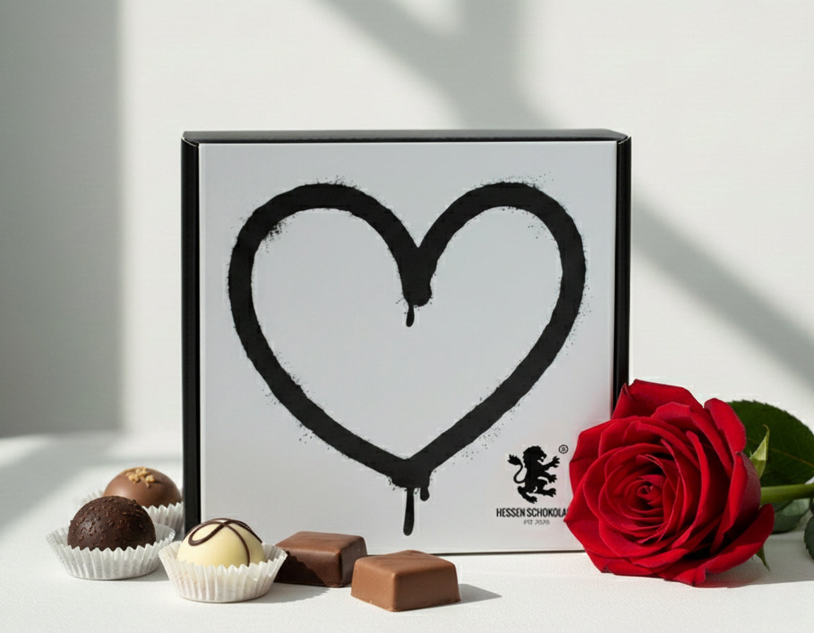Herzensgruß Pralinen Mischung, Valentinstag 9er