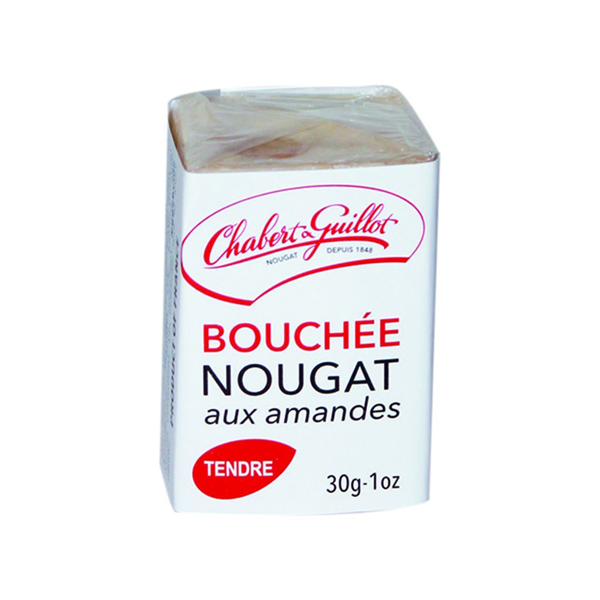 Französische Nougat mit 15 % Mandeln und Honig