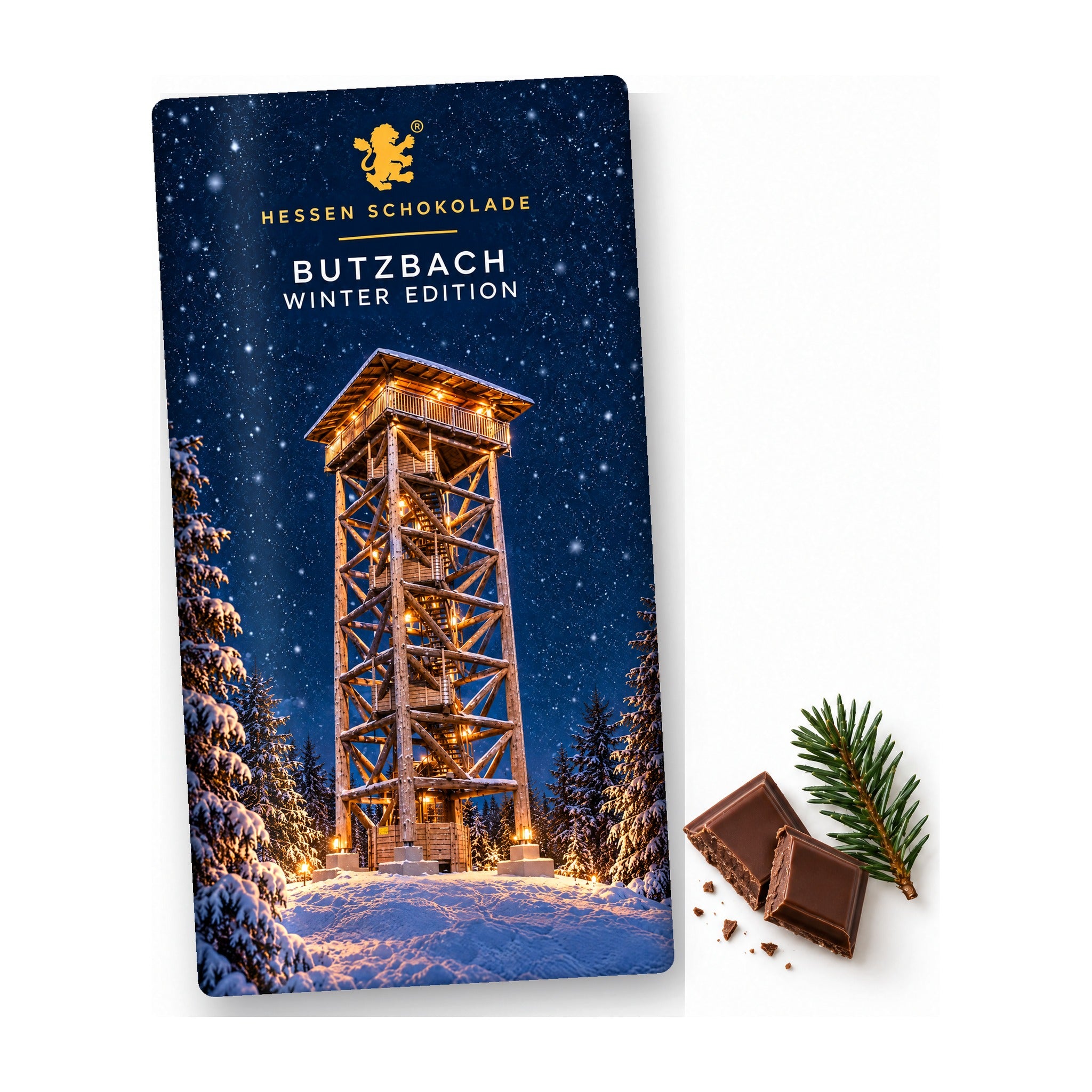 Butzbach Winter Edition Vollmilch Tafel – Hausbergturm