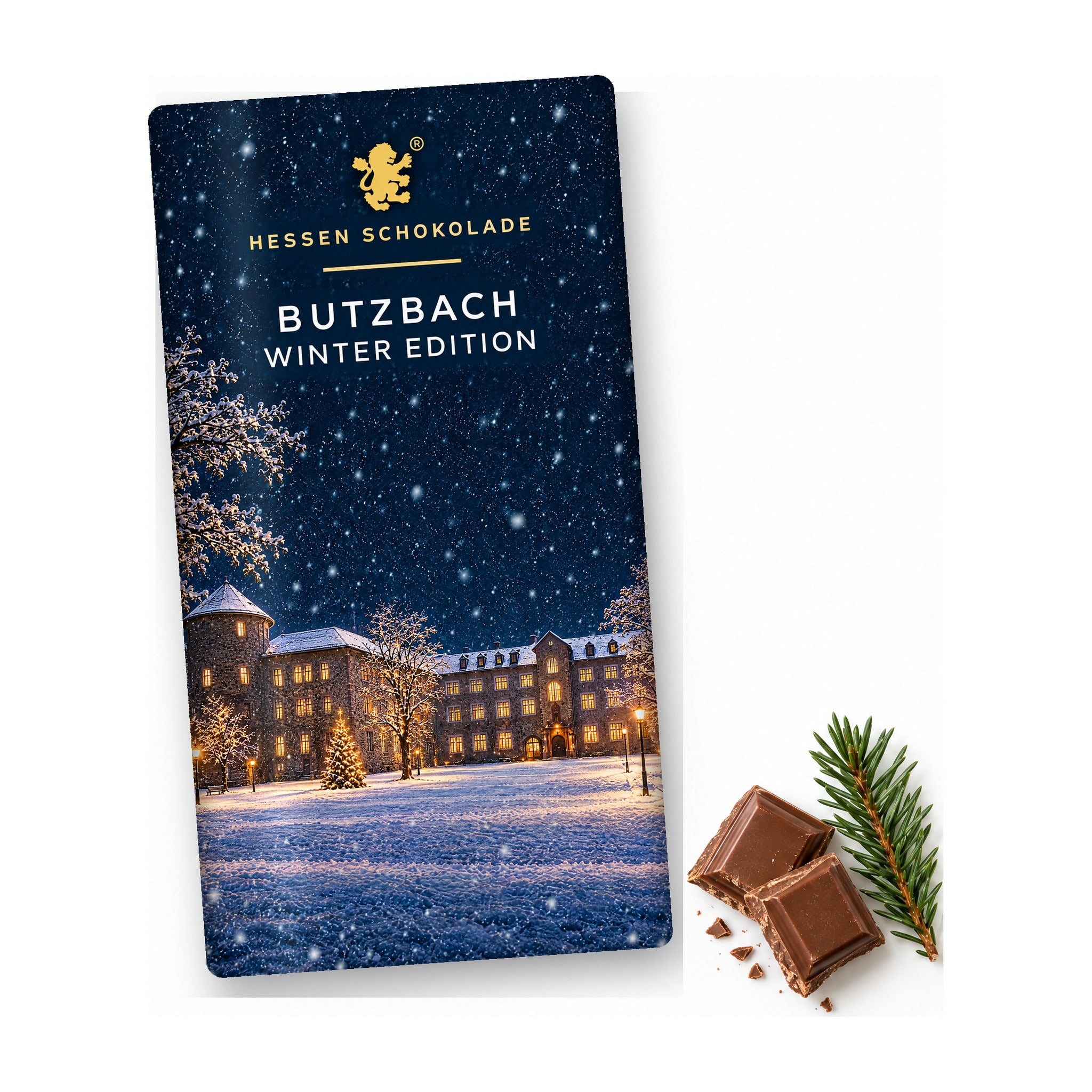 Butzbach Winter Edition Vollmilch Tafel – Schloss Butzbach