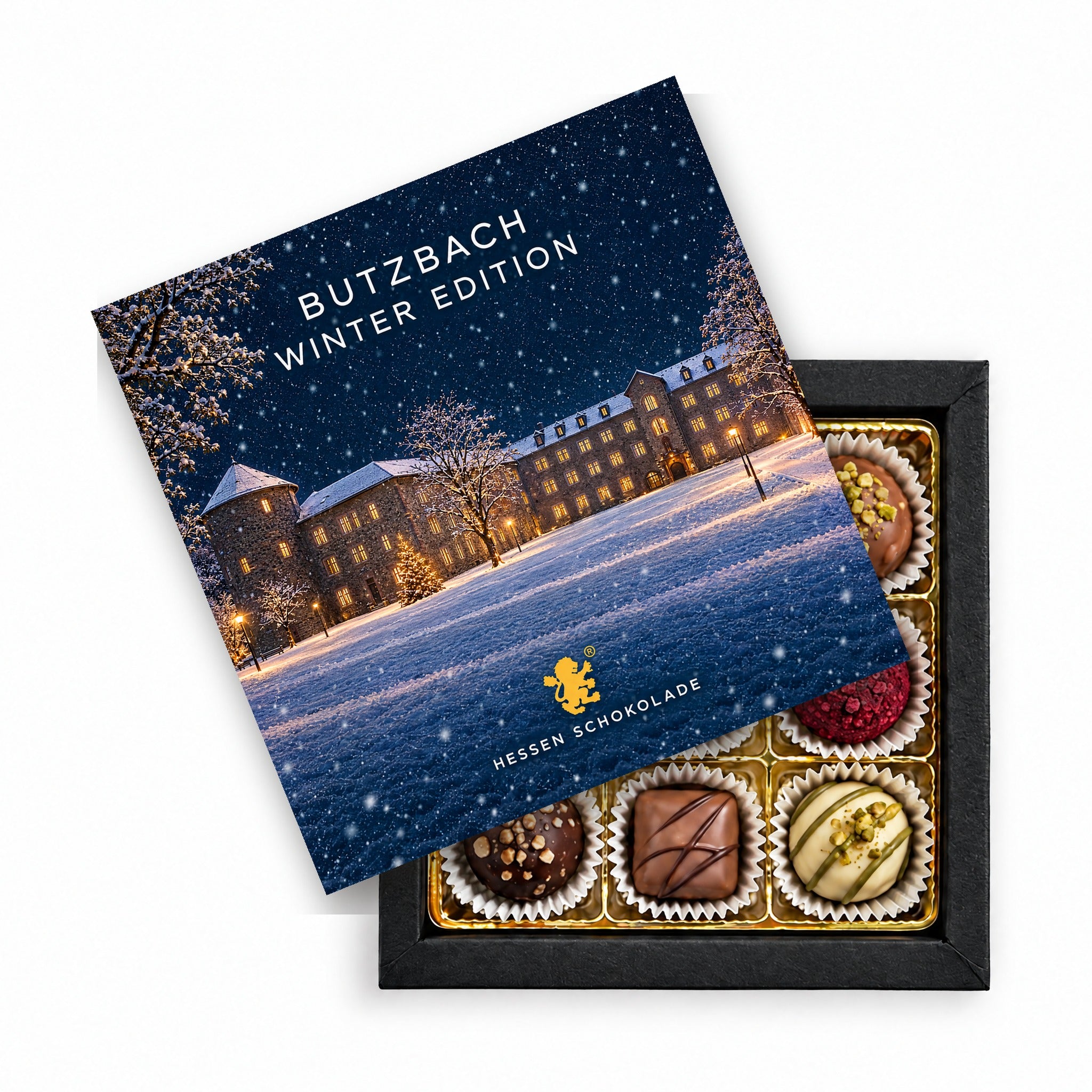 Butzbach Winter Edition 9er Pralinen – Schloss Butzbach