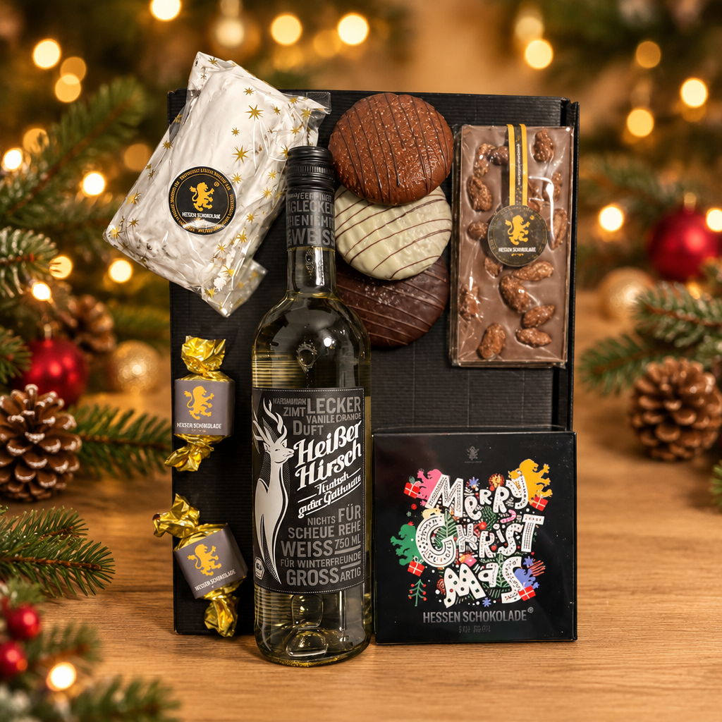 Weihnachtspräsent WHITE-ONE – Hessen Schokolade