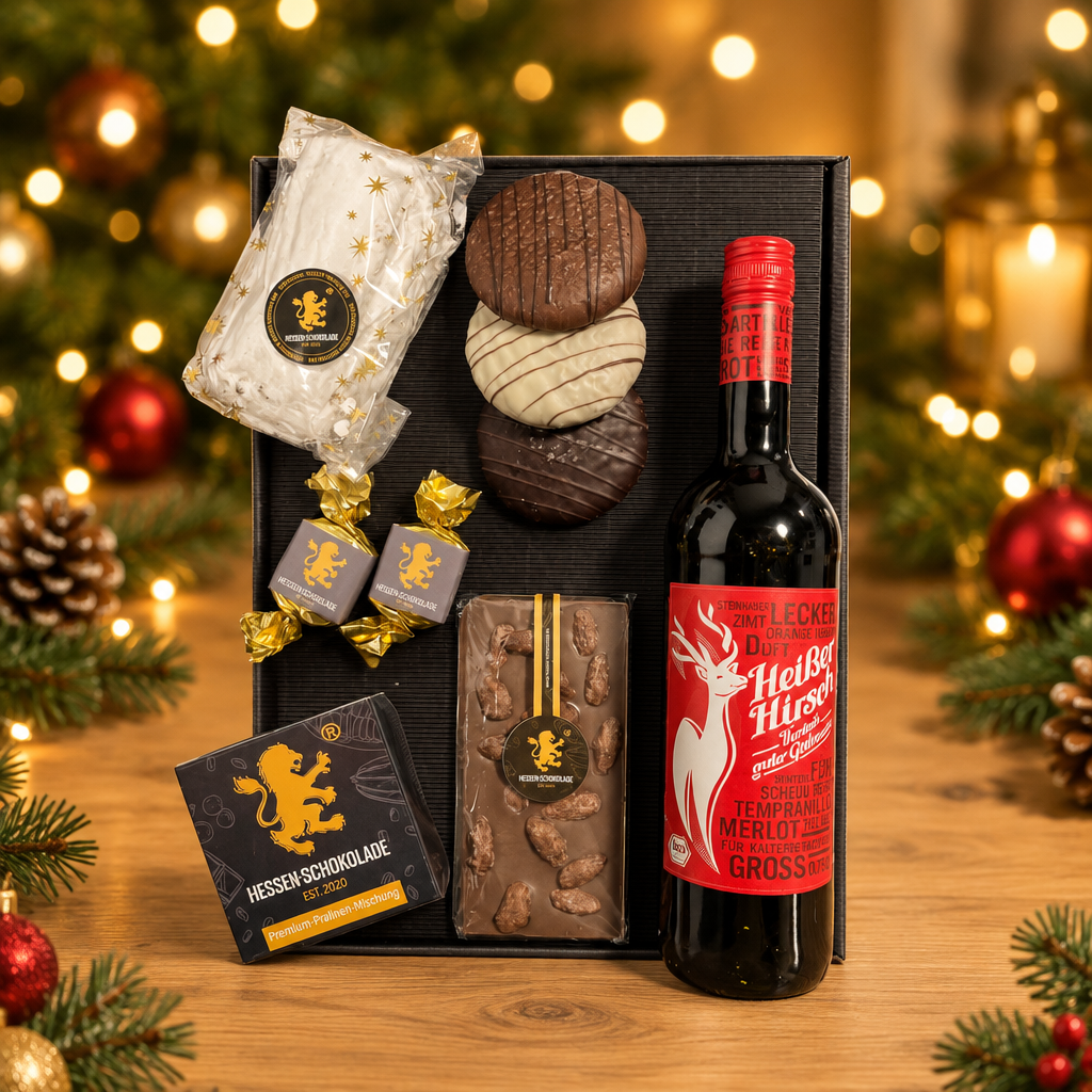 Weihnachtspräsent RED-TWO – Hessen Schokolade