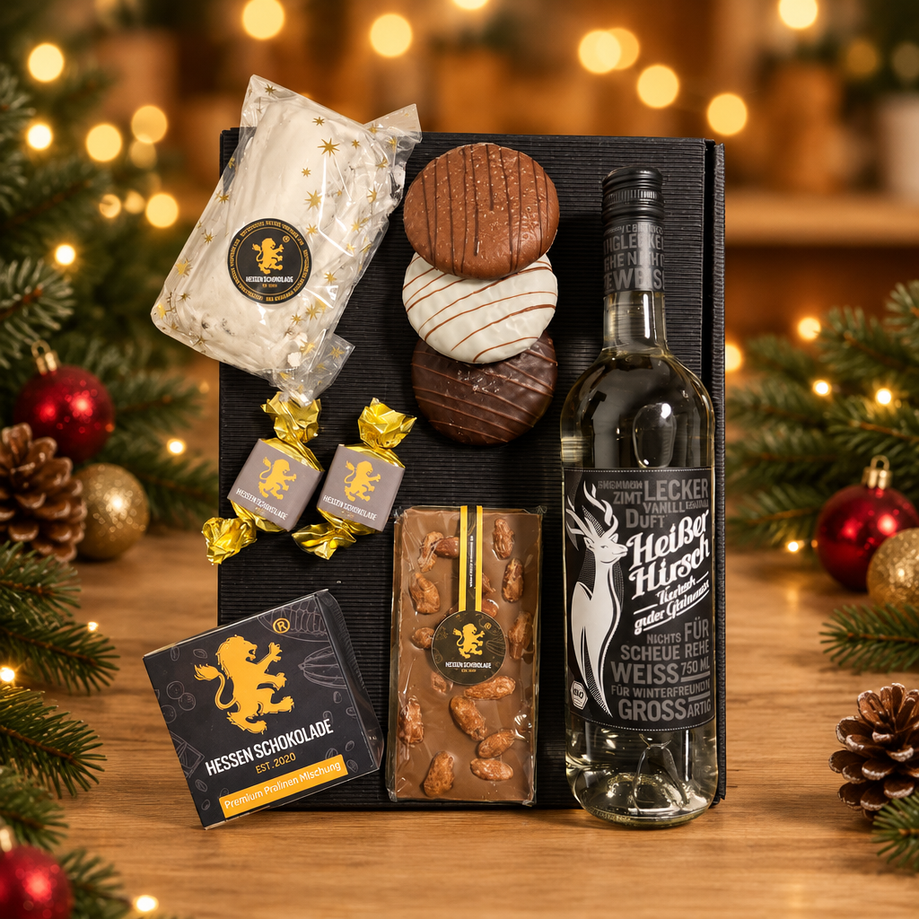 Weihnachtspräsent WHITE-TWO – Hessen Schokolade