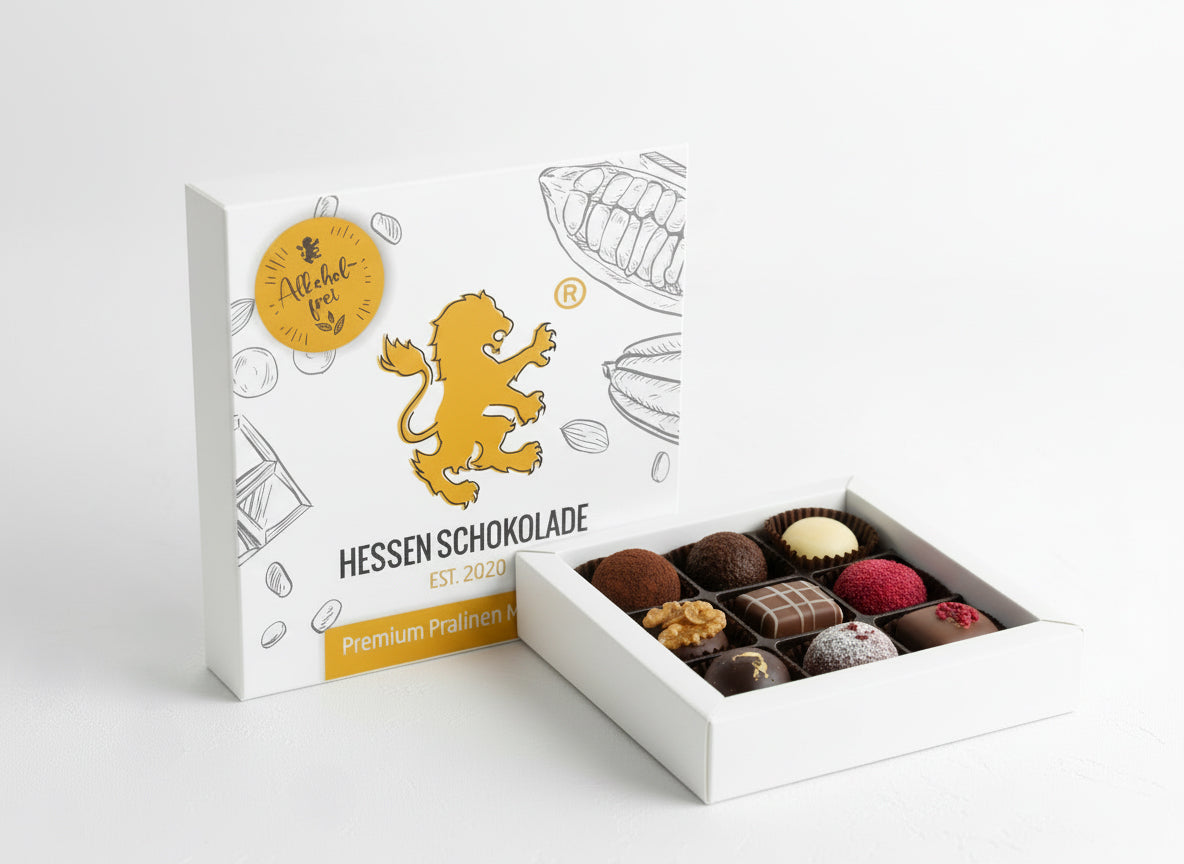 Hessen Schokolade® Premium Pralinen Mischung 9er - weiß
