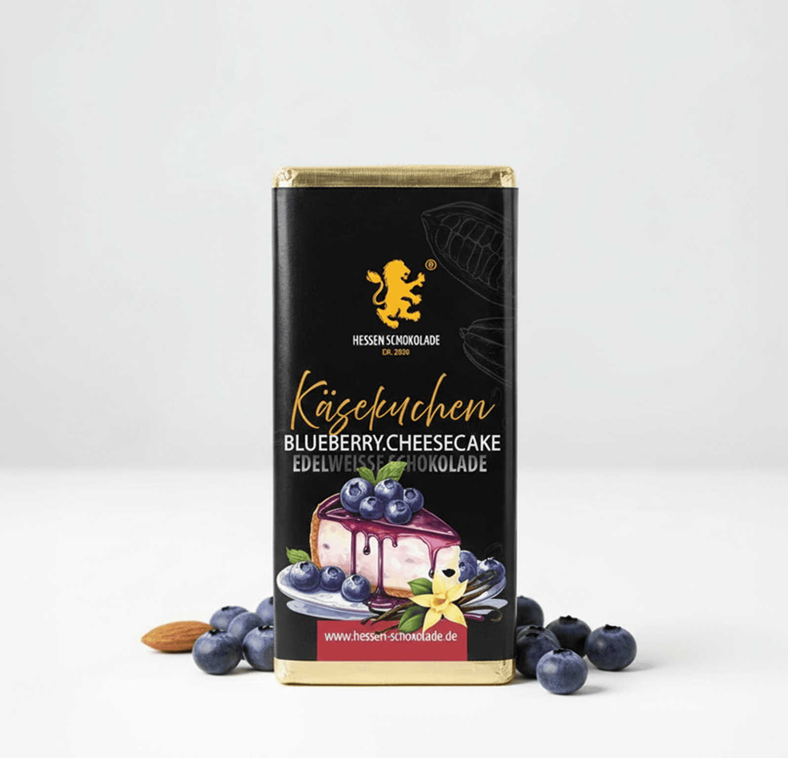 Blueberry Cheesecake Schokolade DeLuxe