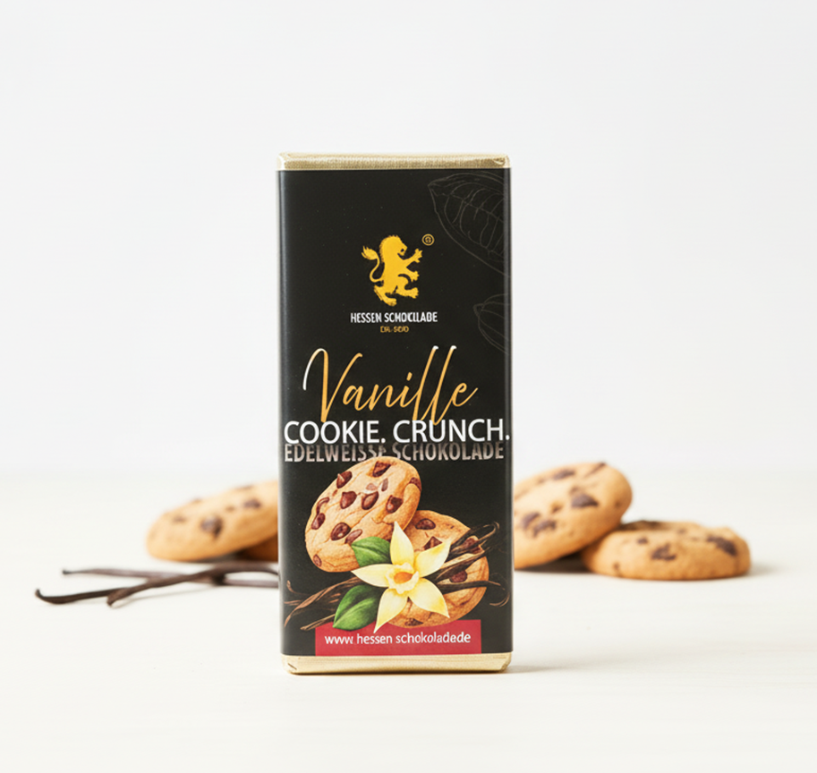 Vanille Cookies - Premium Vollmilchschokolade Pralinen-Schokoladenkreation