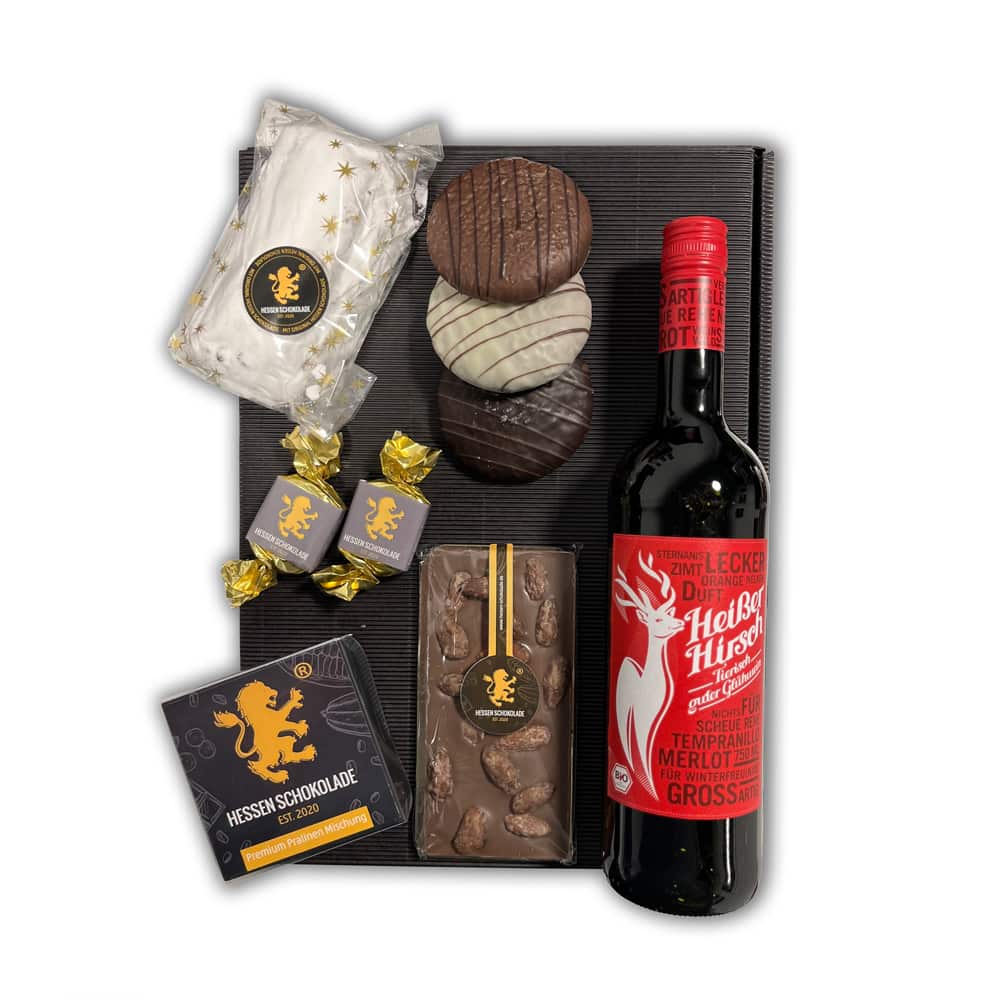 Weihnachtspräsent Hessen Schokolade RED-TWO