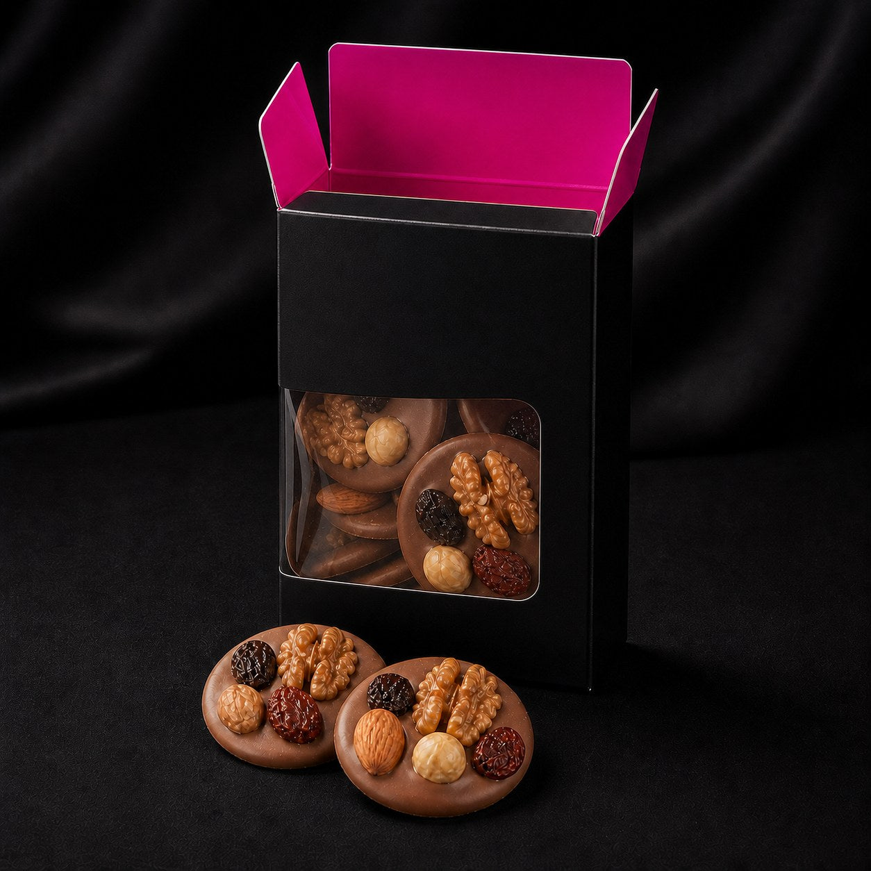 Schokotaler Vollmilch 70 g von Hessen Schokolade in der Geschenkbox mit Sichtfenster