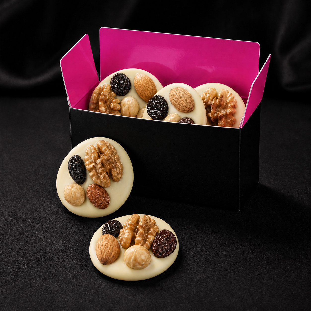Schokotaler Weiße Schokolade 100 g von Hessen Schokolade in der Geschenkschachtel