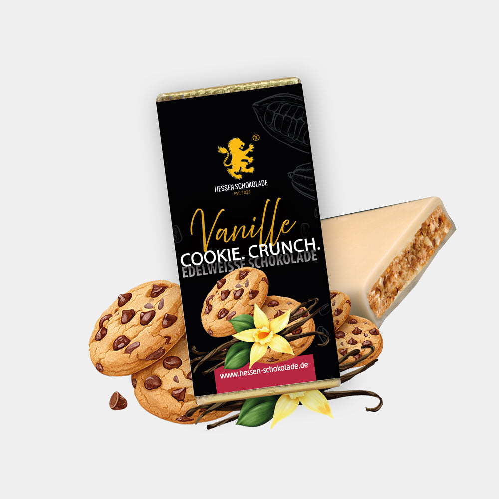 Vanille Cookies - Premium Vollmilchschokolade Pralinen-Schokoladenkreation