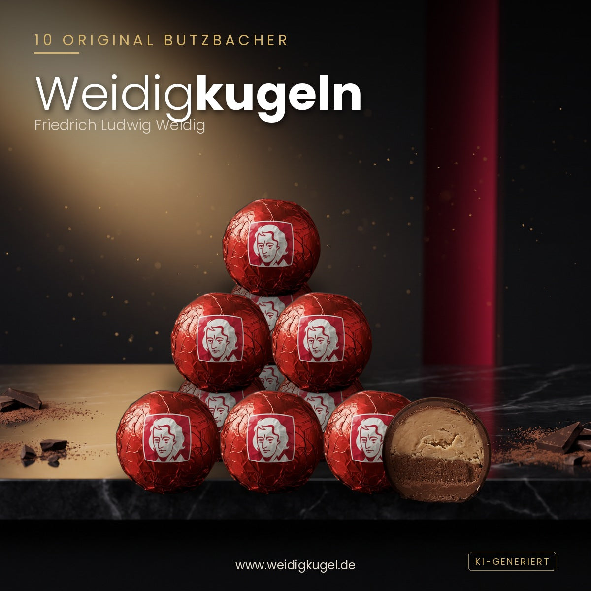 10 Original Butzbacher Weidigkugeln