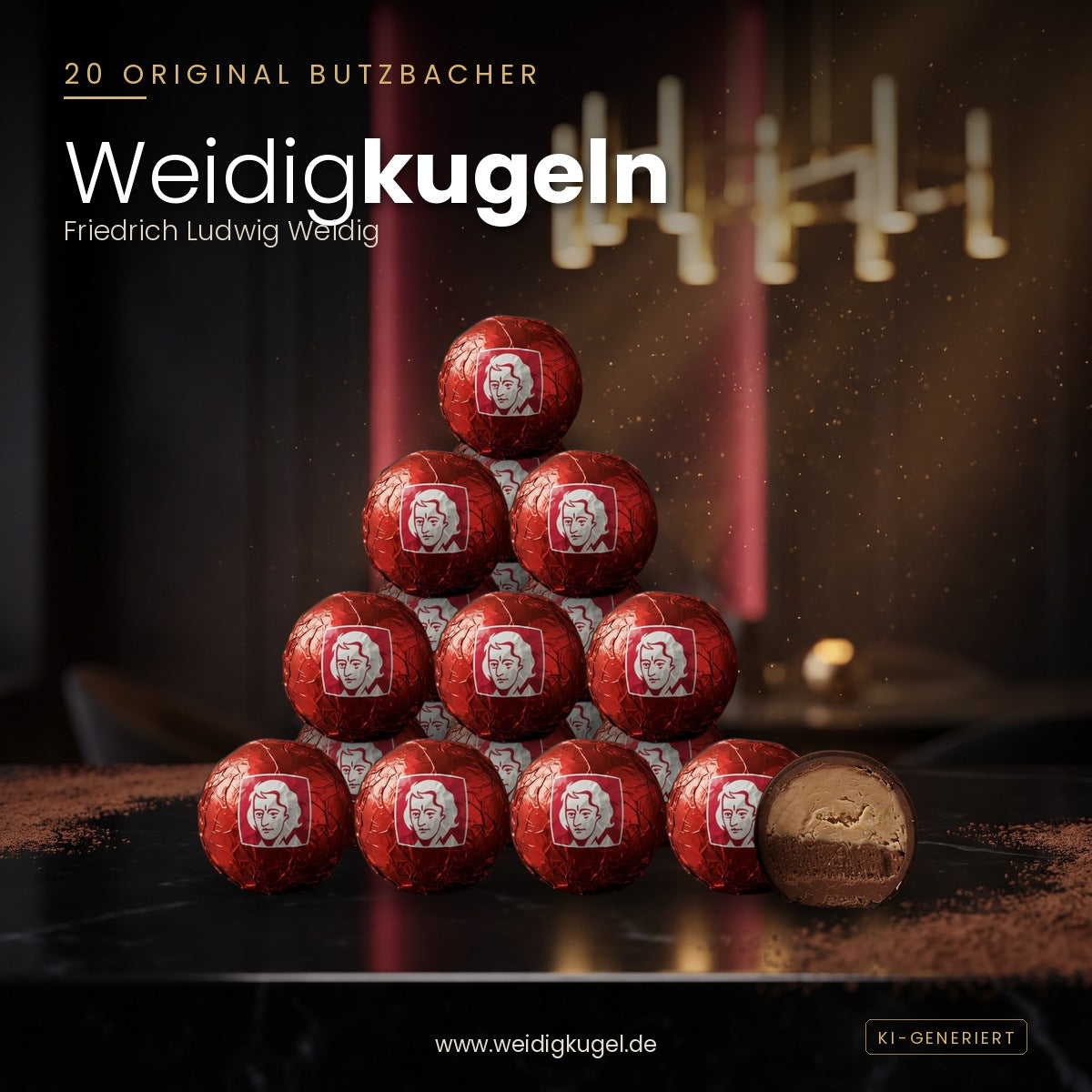 20 Original Butzbacher Weidigkugeln