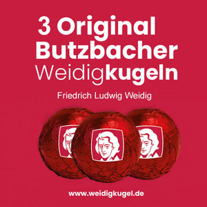 3 Original Butzbacher Weidigkugel