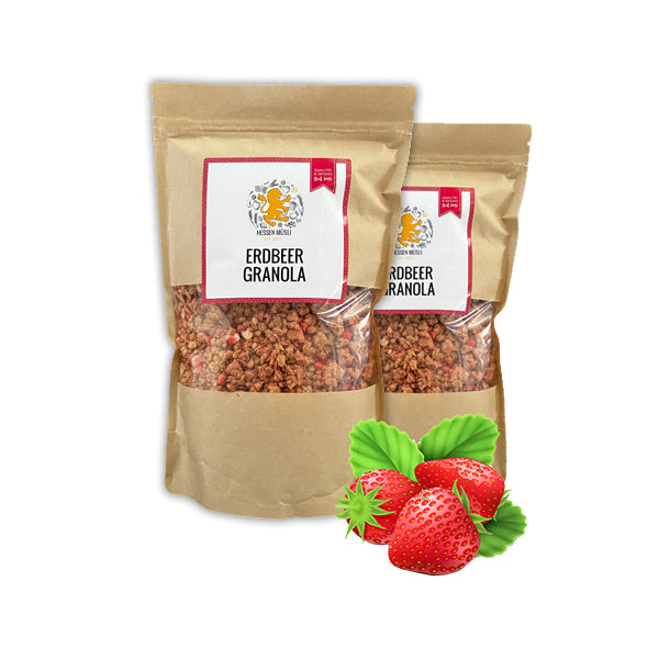 Erdbeer Granola Hessen Müsli